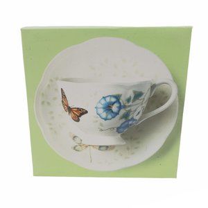 NEW Lenox Butterfly Meadow Monarch Teacup Gift Set